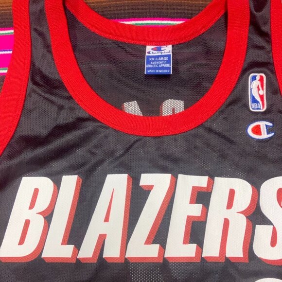 Vintage Champion Portland Trail Blazers Damon Stoudamire Jersey Men's 52 2XL NBA - Picture 2 of 7